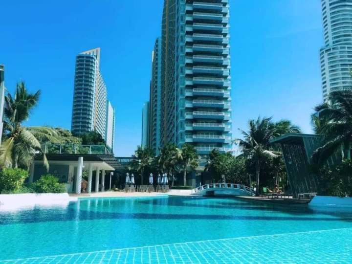 2 ห้องนอน 2 ห้องน้ำ Seaview Jomtien ชั้น18 Daire Dış mekan fotoğraf