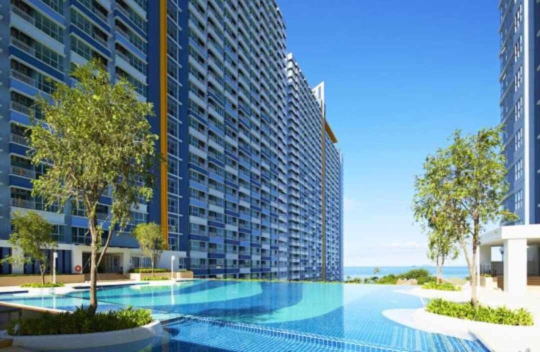 2 ห้องนอน 2 ห้องน้ำ Seaview Jomtien ชั้น18 Daire Dış mekan fotoğraf